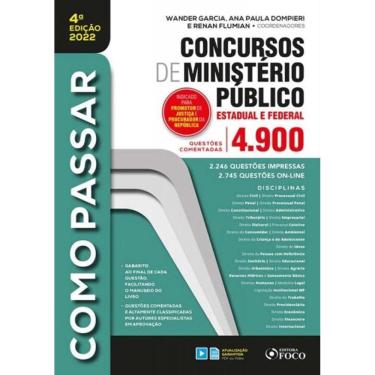 Imagem de Como Passar Em Concursos De Ministério Público - Estadual e Federal - 04Ed/22