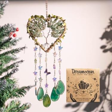 Imagem de Enfeite de cristal para pendurar em forma de coração, camiseta da vida, apanhador de sol, prisma, decoração de Natal, decoração de Natal