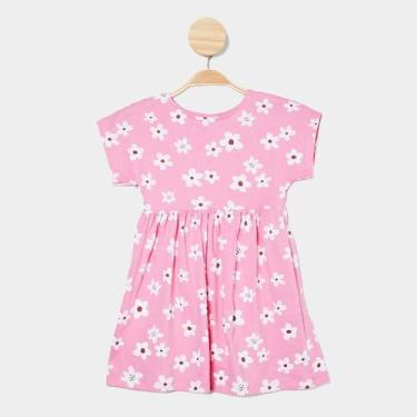 Imagem de Vestido Infantil Hering Casual Menina, Rosa, 10A