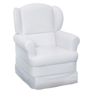 Imagem de Poltrona de Amamentação com Balanço Sabrina Corino Branco K-1031 D'Rossi