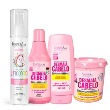 Imagem de Kit Desmaia Cabelo e Mágia de Unicórnio Forever Liss - Forever Liss Pr