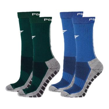 Imagem de Kit 2 Pares de Meias Penalty Grip Masculina