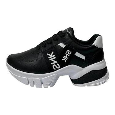 Imagem de Tenis Ramarin Chunky Street Casual - RAMARIM, 36, Preto, Branco