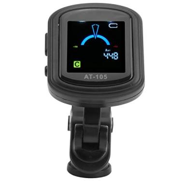 Imagem de RiToEasysports Afinador de Guitarra Com Clipe Recarregável, 12 Temperamentos Iguais AT-105, Bateria Embutida para Ukulele, Violino, Afinador de Guitarra USB