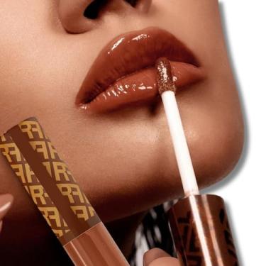 Imagem de Gloss Labial Barra de Chocolate 3,5g | Brilho Intenso e Efeito Volumoso | Textura Suave, Aroma Doce, Hidratação Profunda e Aplicador de Precisão | Lábios Radiantes com Brilho Espelhado e Charme Duradouro (Chocolate, 1 Unidade)