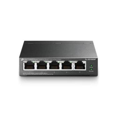 Imagem de Switch 5 Portas 10/100/1000 TL-SG1005P Poe TP-Link