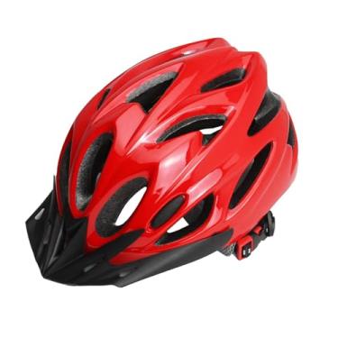 Imagem de menolana Capacete de bicicleta leve para homens e mulheres, confortável, ajustável, prático para adultos, confiável, acessórios para ciclismo, Vermelho