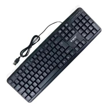 Imagem de Teclado Usb Com Fio Padrão B-max Bm-t02 Ergonomico