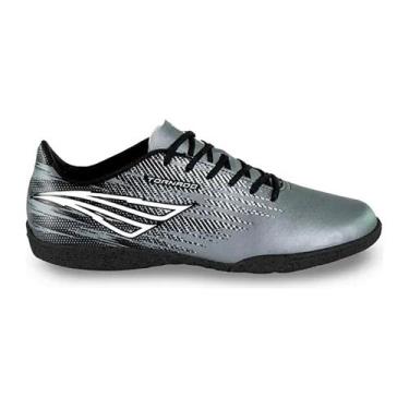 Imagem de Chuteira Indoor Penalty Tornado Y Cinza Masculina, Ch, Pt, Bc, Pt, 40