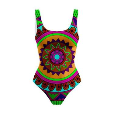 Imagem de Body Maiô Estampado Mandala Boho Cores - NoBrand, XGG