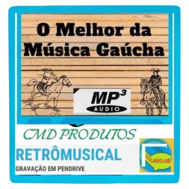 Imagem de Pen drive 8gb com Musicas = Playlist do Melhor da Música Gaúcha(mp3)