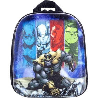 Imagem de Mochila Infantil Marvel Pequena - Maxtoy