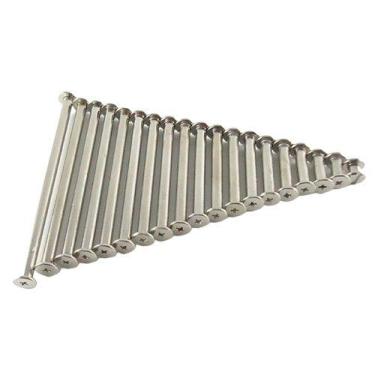 Imagem de Kit 5 Parafuso Pasta  Parafuso Fichário  Encadernação  Álbum  Pino - L