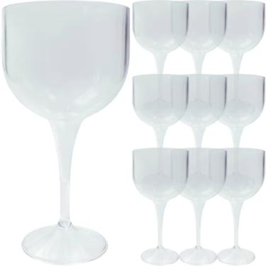 Imagem de 30 Taças Incolor Translúcida de Acrílico Gin Tônica Drink 500ml Para Festas