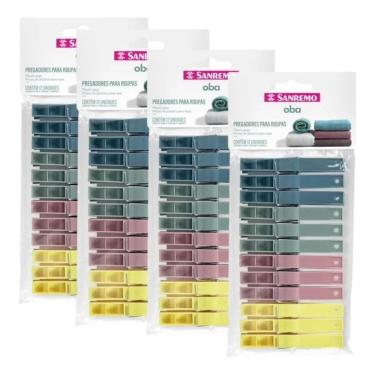 Imagem de 2X Kit 48 Prendedores Para Roupas Pregadores Plástico Sanrem