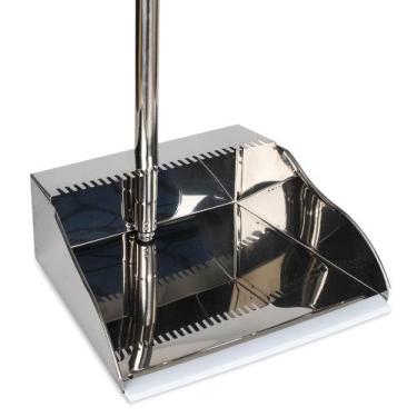 Imagem de Dustpan Goffer em aço inoxidável com alça 90cm - Gloffer