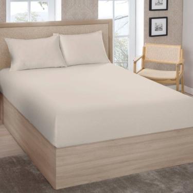 Imagem de Lençol Queen Comfort 180fios 100% Algodão Bege