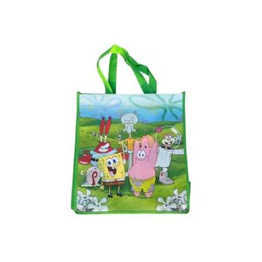 Imagem de Legacy Licensing Partners Bolsa grande reutilizável Bob Esponja Calça Quadrada