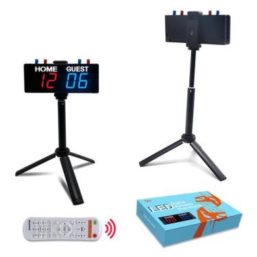 Imagem de Bateria portátil de placar YZ com controle remoto e suporte