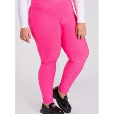 Imagem de Calça Feminina Legging Plus Size Malha Favo - Serena-Feminino