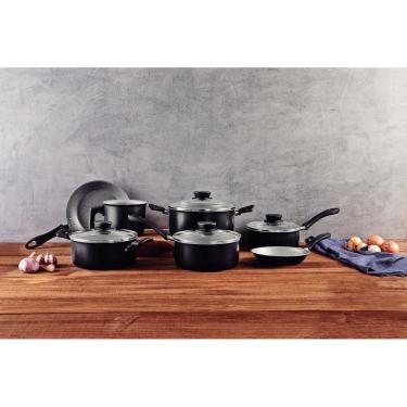 Imagem de Jogo Panelas Tramontina Linz Starflon Max Preto 7 Peças