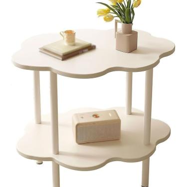 Imagem de Mesa De Cabeceira De 2 Andares, Mesa Lateral Em Forma De Nuvem, Mesa De Lanche, Mesa De Café, Mesa De Cabeceira, Mesa De Sofá Para Sala De Estar, Quarto, Varanda, Blue