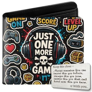 Imagem de tawazi Carteira infantil para meninos com cartão, carteira para meninos adolescentes de 4 a 5 a 6 a 7 a 8 a 9 a 10 a 11 a 12 a 13 a 14 a 15 a 16 anos, carteira de couro para adolescentes e