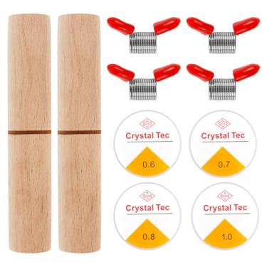 Imagem de PLKDJDM Ferramenta de aperto de nó para contas de silicone, ferramenta de nó de contas para fazer joias, passador de madeira, corrente de nó para vara de armário/vara de pescar/artesanato/jardinagem