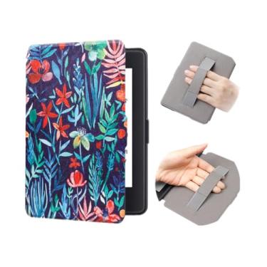 Imagem de Akacy Capa com estampa pintada com alça para Kindle Paperwhite de 6,0 polegadas 11ª geração lançada em 2022/2024 (Modelo: C2V2L3/RS23CV) Proteção de couro PU (24)