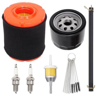 Imagem de Filtro de ar 937-05066 para Cub Cadet XT1-LT42 XT1-LT46 Kit 737-05066 para MTD 547cc 4X90HU 8X90KU 8X90ZU Troy Bilt TB42 TB46 Craftsman T1300 T1500 Cortador de grama com 9 Filtro de óleo 51-12690