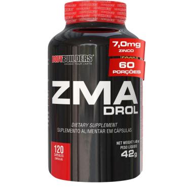 Imagem de ZMA DROL  120 Cápsulas - Bodybuilders-Unissex