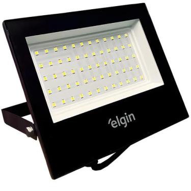 Imagem de PROJETOR LED ELGIN REFLETOR 100W 6500K BIVOLT Cor: BRANCO FRIO, Branco