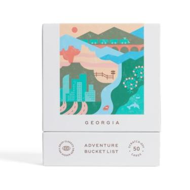 Imagem de Georgia Adventure Bucket List: 50 cartões de raspar para atividades ao ar livre, atrações turísticas e viagens rodoviárias - presente de viagem perfeito e guia para explorar