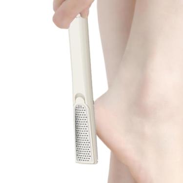 Imagem de Shakven Raspador de pé de três lados, removedor de calos de arquivo de pé - Arquivos manuais de pedicure para pés,Ferramenta multifuncional de pedicure para pedicure, fricção e esmerilhamento de pés