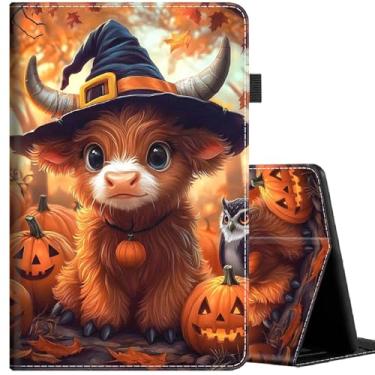 Imagem de Capa para Kindle Paperwhite 12ª geração 2024 (7 polegadas) e Kindle Colorsoft Signature Edition (7 polegadas), suporte inteligente multiângulo para dormir/acordar automaticamente, vaca bebê para