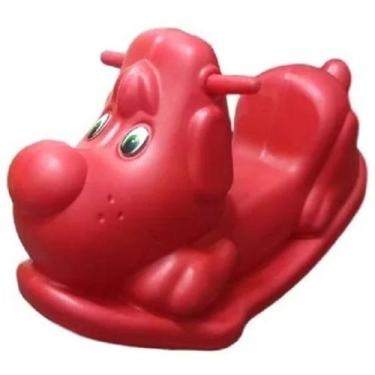 Imagem de Balanço Gangorra DOG Feliz Vermelho - Diversão Kids