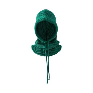 Imagem de Balaclava de Inverno Unissex Tricotada - À Prova de Vento com Capuz e 