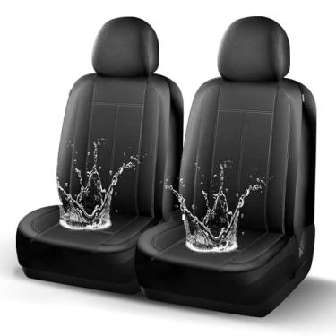 Imagem de HChengkikz Capas de assento impermeáveis de neoprene, capas de assento de carro de EVA composto, capas de assento de carro compatíveis com airbag, conforto automotivo universal durável para a maioria