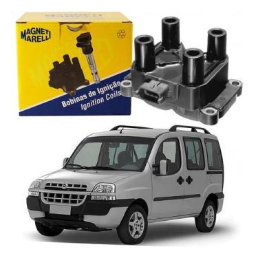 Imagem de Bobina De Ignição Marelli Doblo 1.3 16v Fire 2002 A 2006 - Magneti Mar