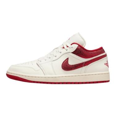 Imagem de Tênis feminino Air Jordan 1 Low SE (HJ9338-106, Sail/Team Red/Varsity Red), Sail/Team Red/Varsity Red, 39 BR