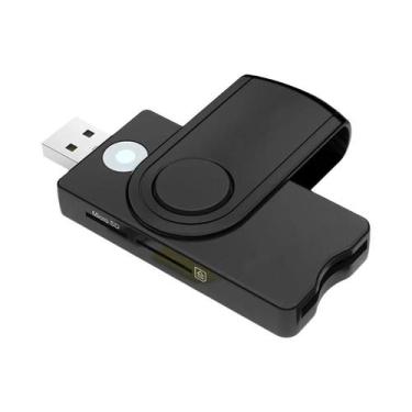 Imagem de Leitor De Cartão SIM USB Inteligente Para Windows 7 8 10 Linux OS Cart