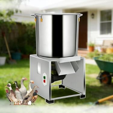 Imagem de Picador De Legumes EléTrico Comercial Com 4 LâMinas, Processador De Alimentos Robusto, Moedor De AçO InoxidáVel De 1000 W A 1800 W, Para Picar Uma Ampla Variedade De Legumes Para Frangos E Patos