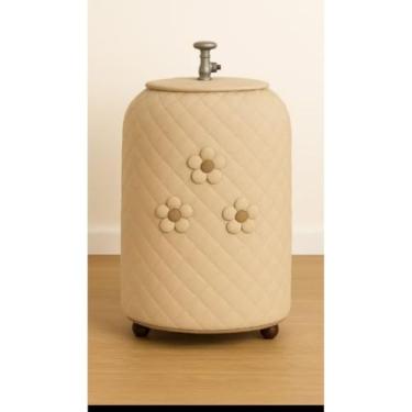 Imagem de Capa para Botijão de Gás - Elegante e Sútil (Palha)