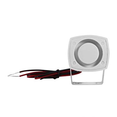 Imagem de ZAWELIYO Mini Sirene de Buzina Com Fio, de Alarme Sonoro de Segurança para Veículos Domésticos Altos para Uso Industrial, Materiais Plásticos Resistentes Ao Calor, 110dB DC 12V