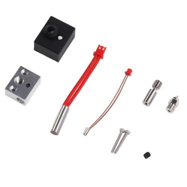 Imagem de Ymiko Conjunto Hotend de Impressora 3D de Alta Temperatura 24V 40W Com Ruptura Térmica de Liga de Titânio, Elemento de Aquecimento 300 ℃ e Bico para Impressoras FDM