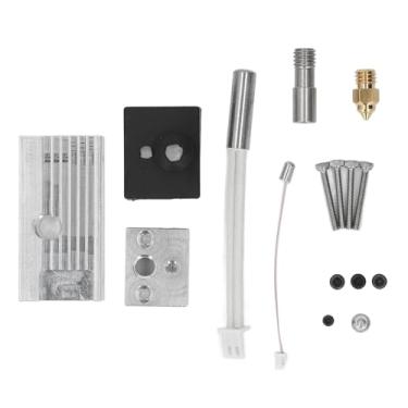 Imagem de LiebeWH Kit de Bloco Aquecedor Extrusor, Bico de Bronze de Alumínio Bimetálico Aquecimento Acessórios de Impressora 3d Com Dissipador de Calor para Ender 3 S1