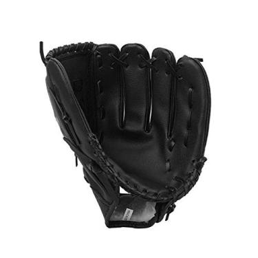 Imagem de Esportes Luva de Béisbol Equipamento Treino Softbol Luas Outfield Pitcher PU Essencial para Amantes