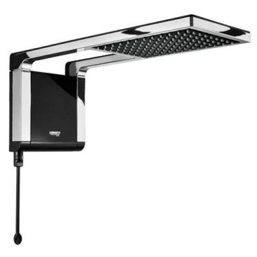 Imagem de Ducha acqua storm ultra preto com cromado 7800w - lorenzetti