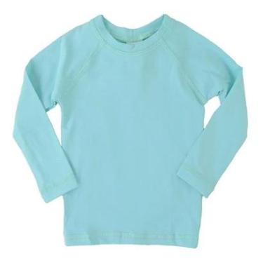 Imagem de Camiseta Infantil TipTop ML Praia Verde Agua - 37251-Unissex
