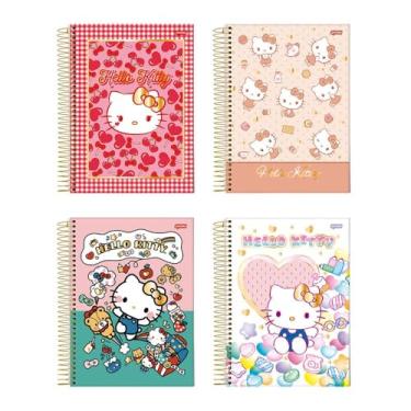Imagem de CADERNO ESPIRAL UNIV CD 1X1 80FLS HELLO KITTY FSC - JANDAIA - 72987-24